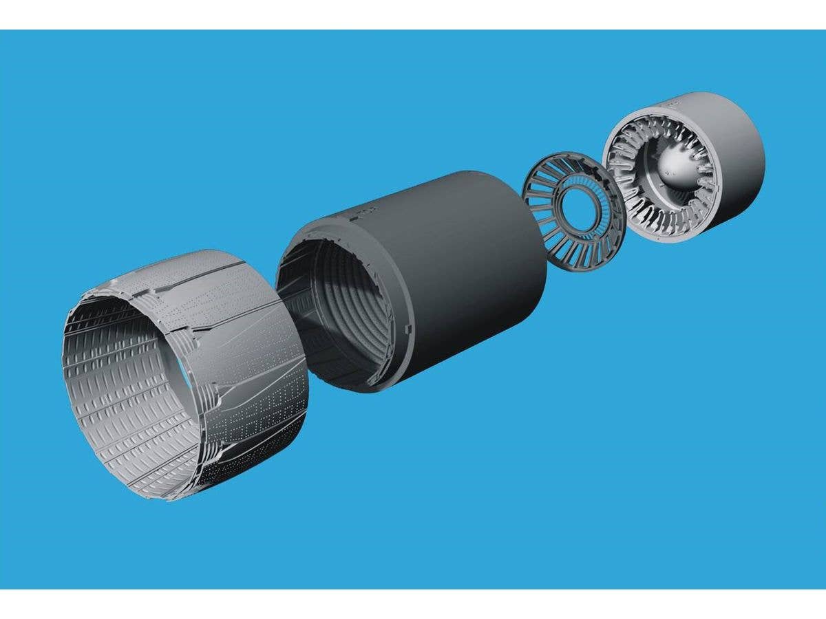 F-16C/N/CJ Block 50 Exhaust Nozzle - Opened