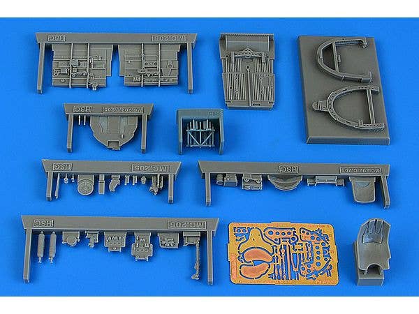 Macchi C.205V Veltro Series I Cockpit Set (for Hasegawa)
