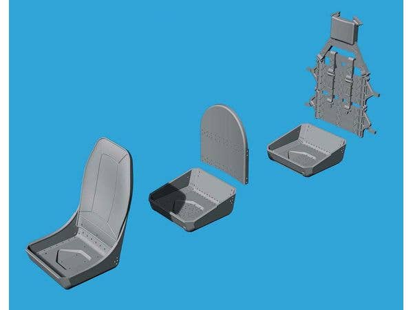 Fairey Gannet AS.1/AS.4 seats early version (for AIRFIX)