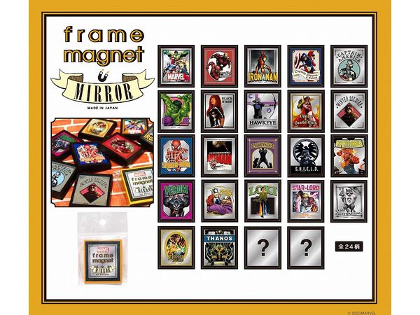 Marvel Comics/Frame Magnet Mirror 2 24pcs Assort