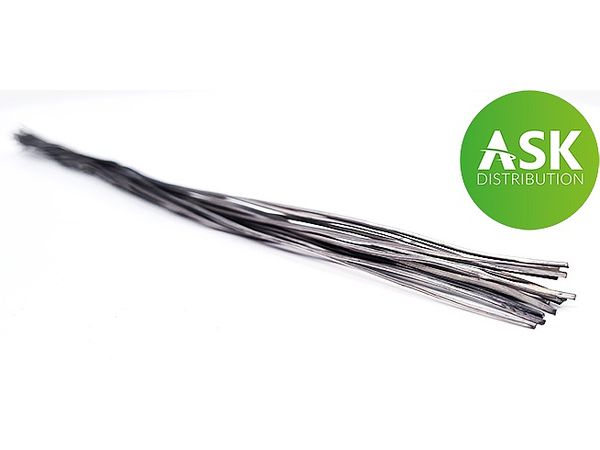 Lead Wire - Halfround 0.8 x 0.55 x 140 mm (cca. 16 pcs)