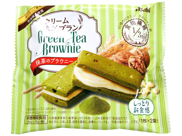 Cream Genmai Bran Bar Matcha Green Tea Brownie