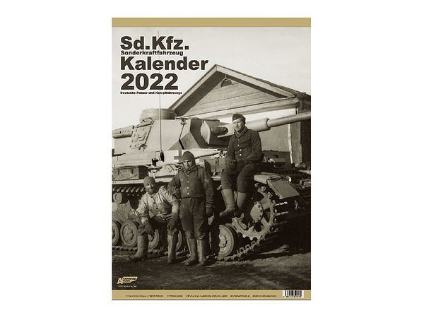 German Battlefield Photobook 1 Sd.kfz. 2022 Calendar