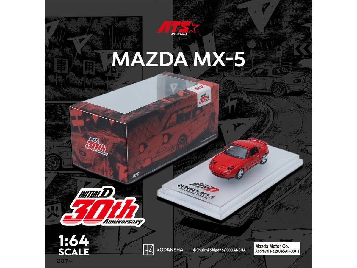 Mazda MX-5 Initial D Red