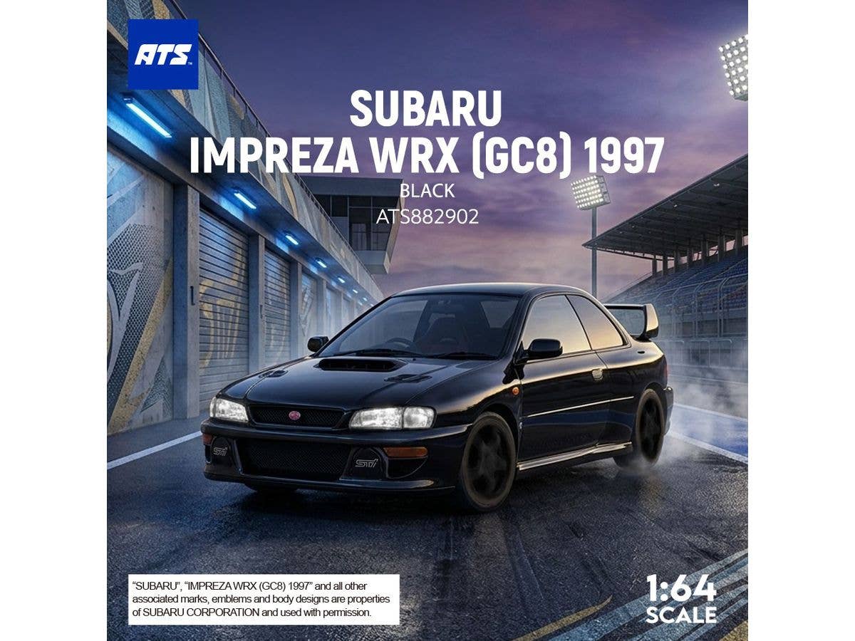 SUBARU IMPREZA WRX (GC8) 1997 - Black