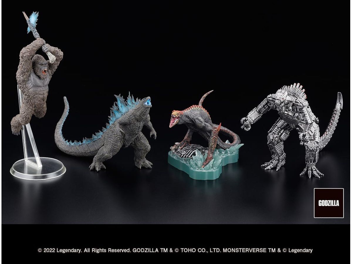 Hyper Modeling Series GODZILLA VS. KONG (2021): 1Box (4pcs) (Reissue)