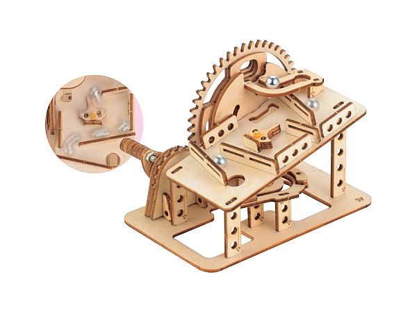 Wooden Pinball Coaster Craft Kit