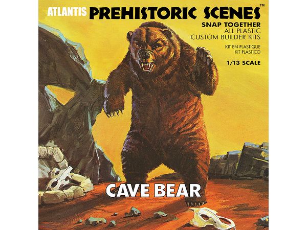 Prehistoric Scenes Cave Bear (Aurora 1972)