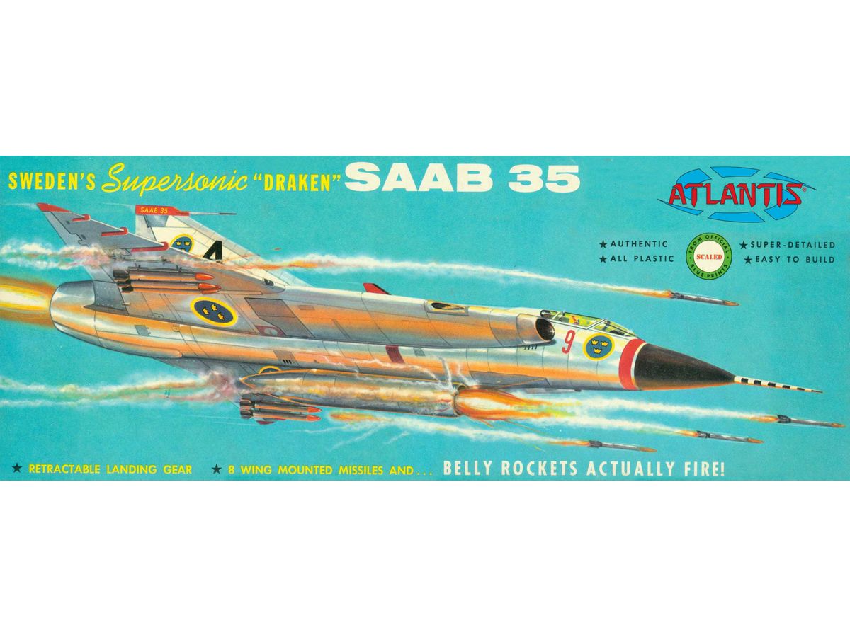 Supersonic Saab Draken J-35