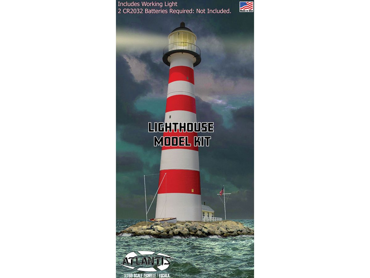 Lighthouse with Light and Diorama Base