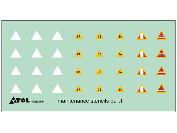 Luftwaffe Maintenance Stencils (Part 1)