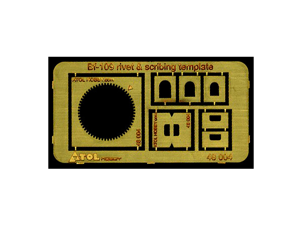 Bf-109 Rivet & Scribing Template
