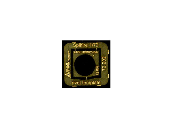 Spitfire Rivet Template