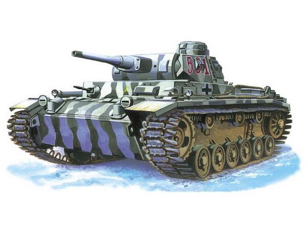 Pz.Kpfw III Ausf. J (L 42) Winterketten, Russian Front, Early Production