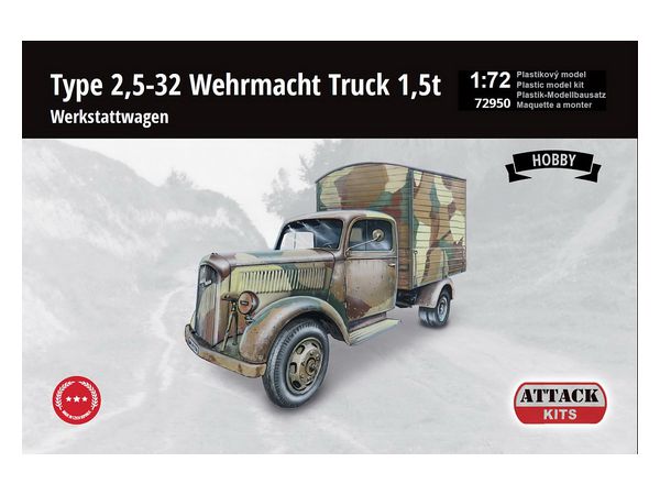 Type 2,5-32 Wehrmacht Truck 1.5t Werkstattwagen