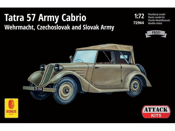 Tatra 57 Army Cabrio - WH, Czechoslovak and Slovak Army