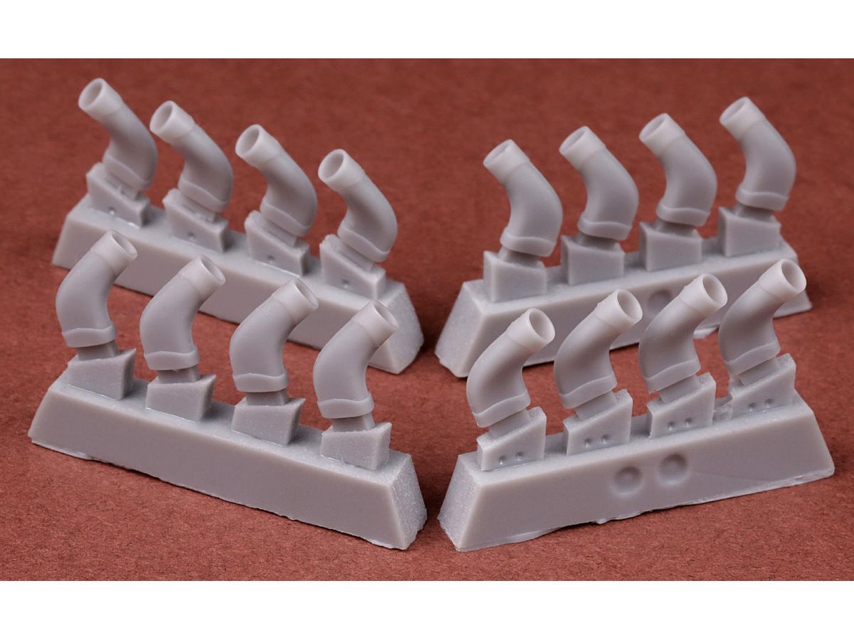 Spitfire round round stacks for new Airfix