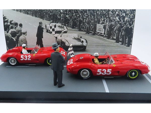 Ferrari 315 S Mille Miglia 1957 Taruffi Winner #535 No. #0684/Von Trips 2nd Place Winner #532 No. #0674