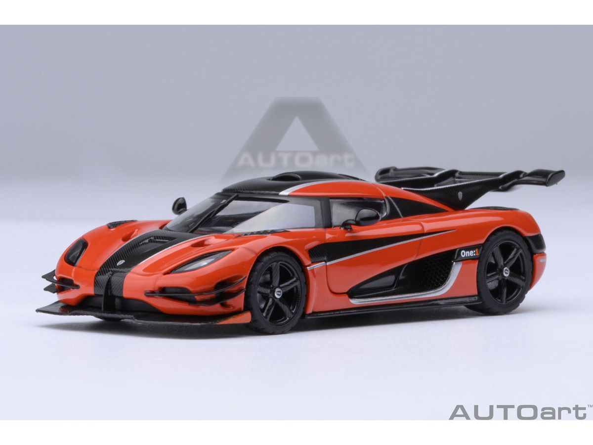 Koenigsegg One : 1 (Orange / Carbon Black / Silver)