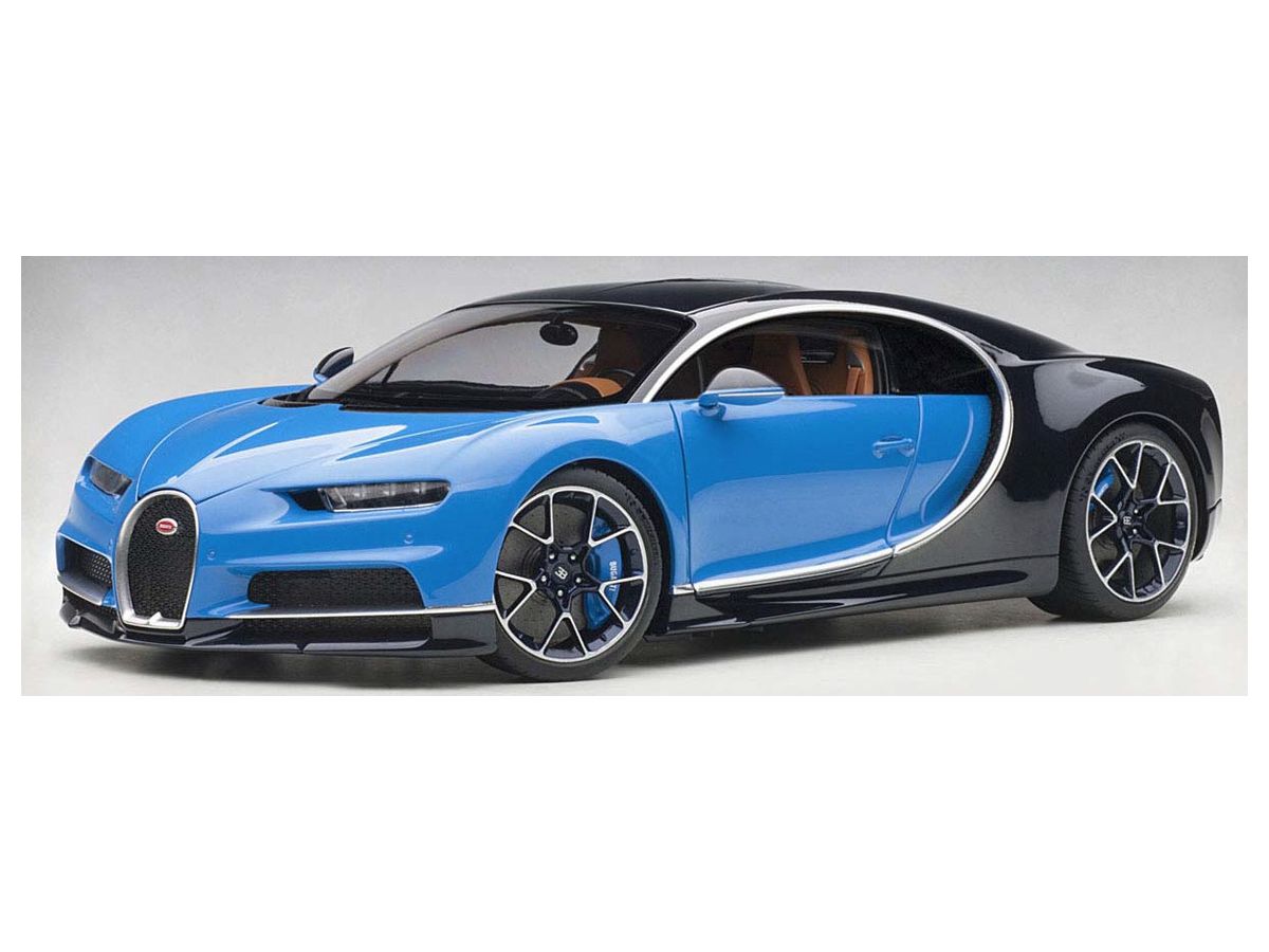 Bugatti Chiron 2017 (French Blue & Dark Blue)