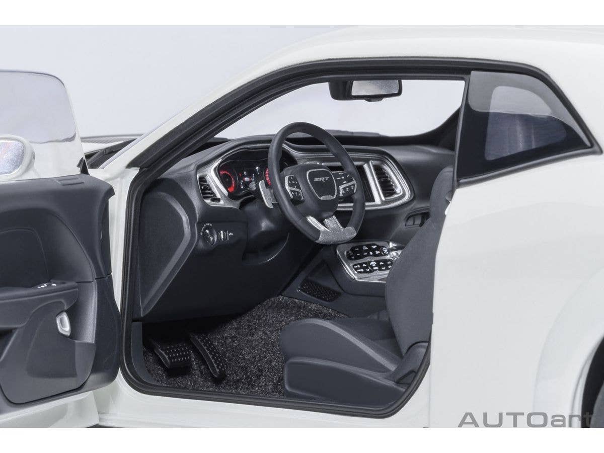 2023 Dodge Challenger SRT Super Stock (White with Carbon Black Stripes [Knuckle White])