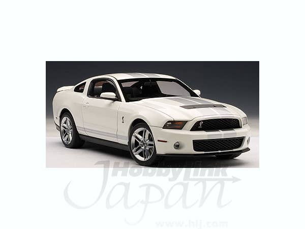 Ford Shelby GT500 2010 (White/Silver Stripe) | HLJ.com