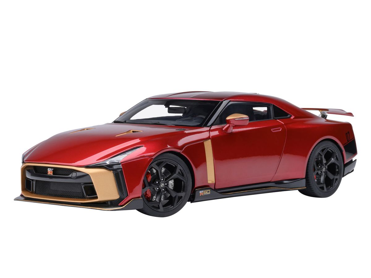 Nissan Gt-R50 By Italdesign (Metallic Red / Gold)