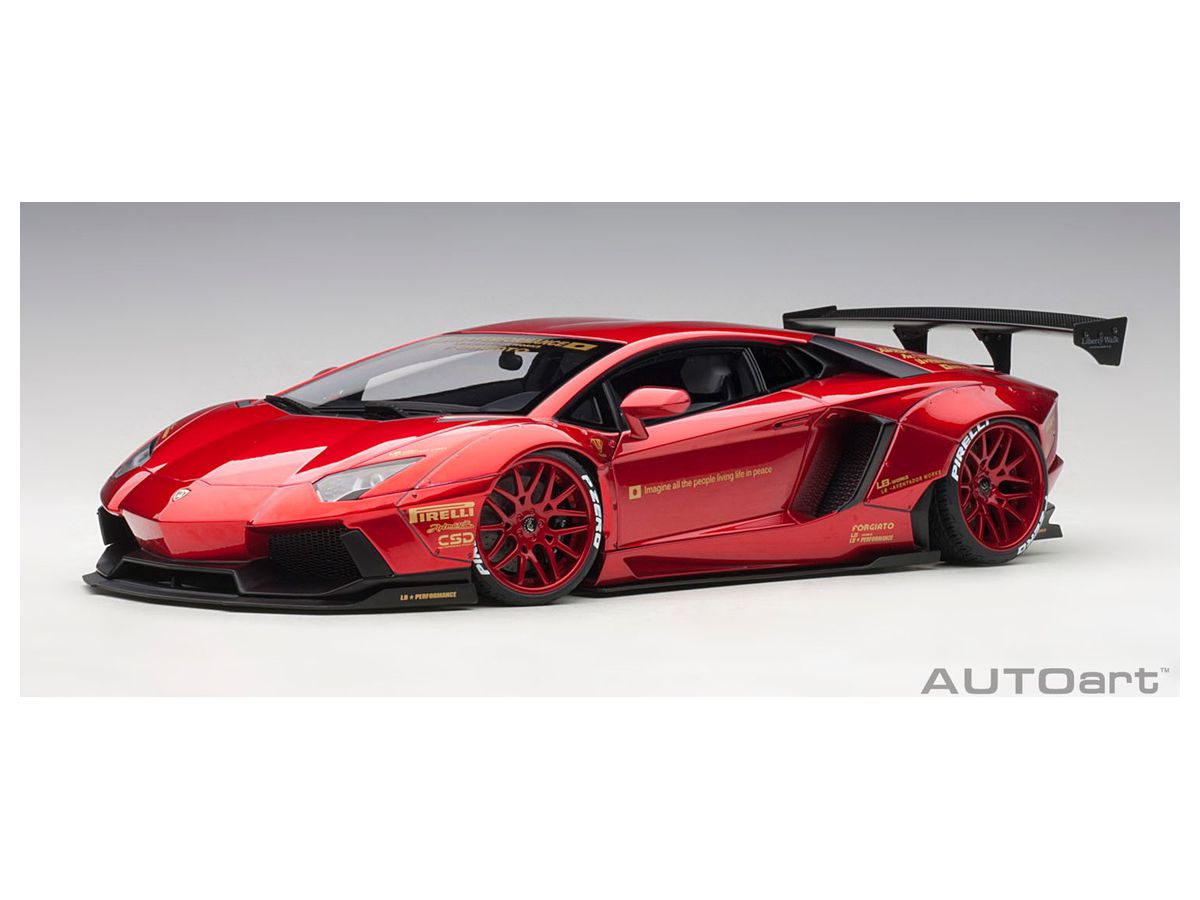 Liberty Walk LB-WORKS Lamborghini Aventador (Metallic Red)