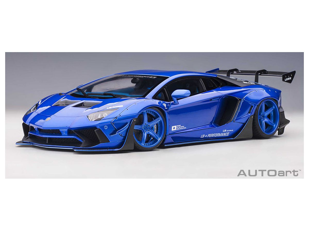 Liberty Walk Lb-Works Lamborghini Aventador Limited Edition (Hyper Blue)