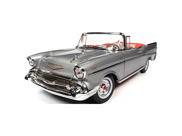 1957 Chevy Bel Air Convertible Inca Silver