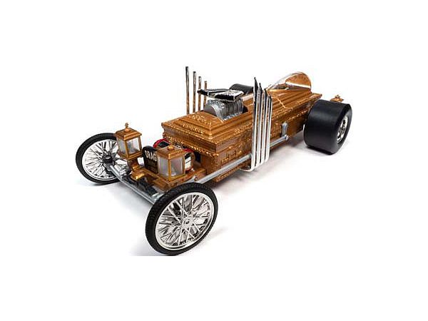 George Barris Dragula Gold (with Butch Patrick Sign)