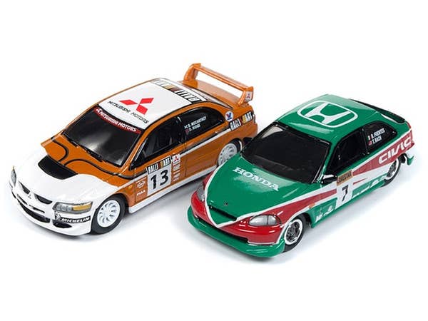 JL 2004 MITSUBISHI LANCER EVO & 2000 HONDA CIVIC 2 Pack