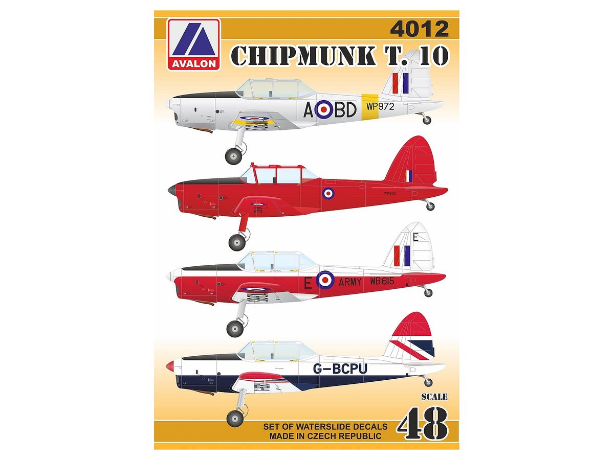 Chipmunk T.10 Decal