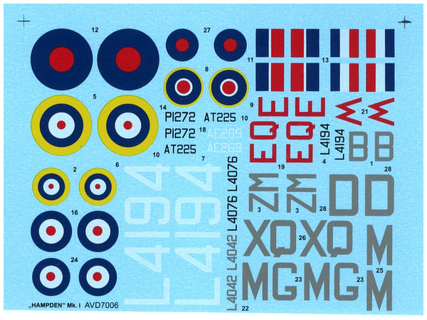 Hampden Mk.I Decal
