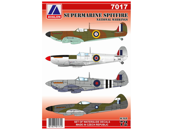 Supermarine Spitfire National Markings