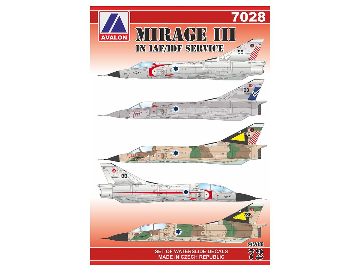 Mirage III in IAF/IDF Service