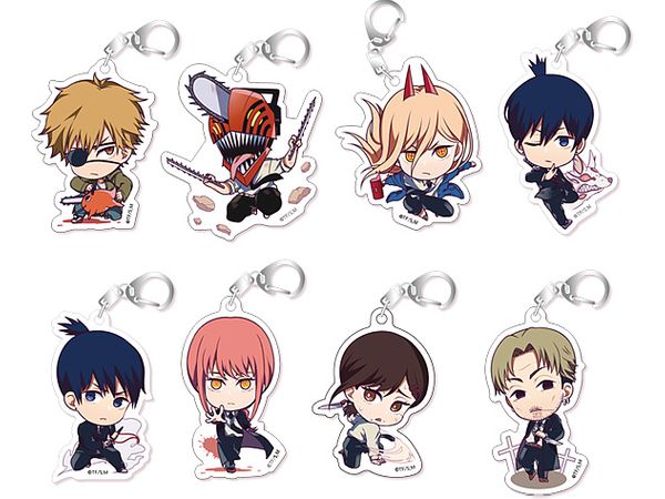 Chainsaw Man: Tatakae! Acrylic Keychain Collection Blind Pack: 1Box (9pcs)
