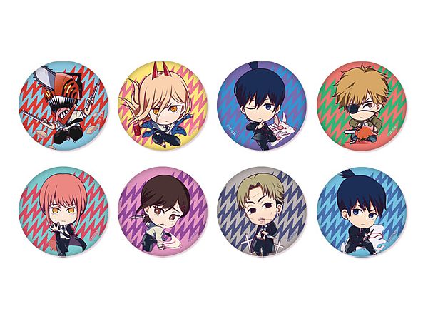 Chainsaw Man: Tatakae! Chara Badge Collection Blind Pack: 1Box (8pcs)