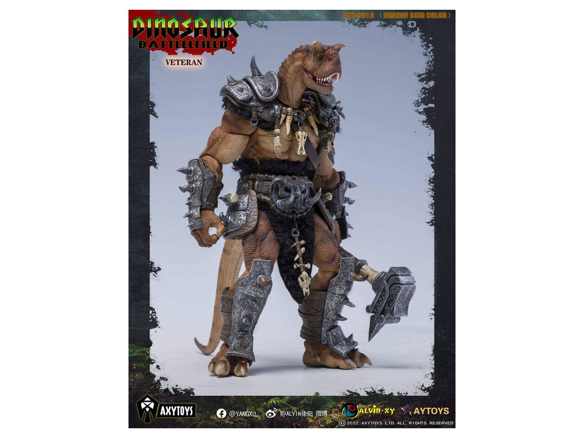 Dinosaur Battlefield AXY001A Veteran (Orange)