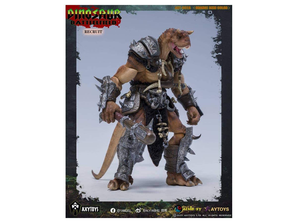 Dinosaur Battlefield AXY002A Recruit (Orange)