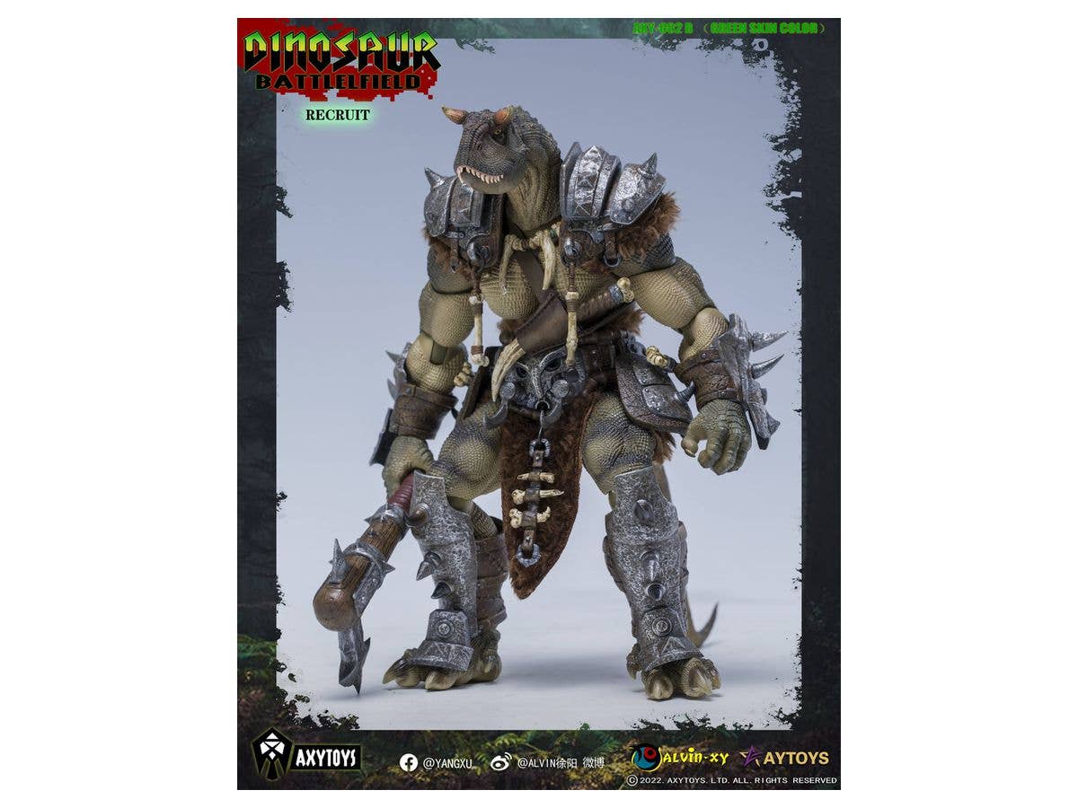 Dinosaur Battlefield AXY002B Recruit (Green)