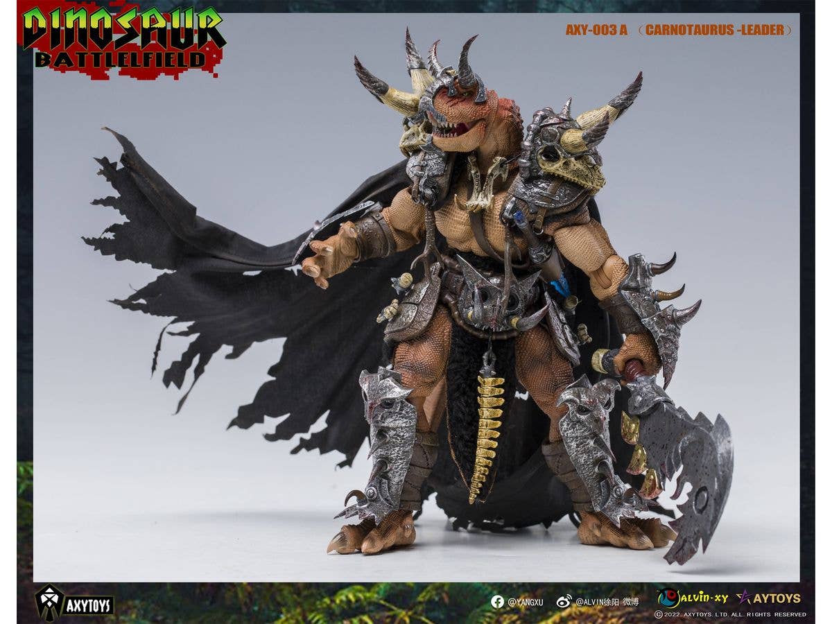 Dinosaur Battlefield AXY003A Carnotaurus-Leader (Orange)