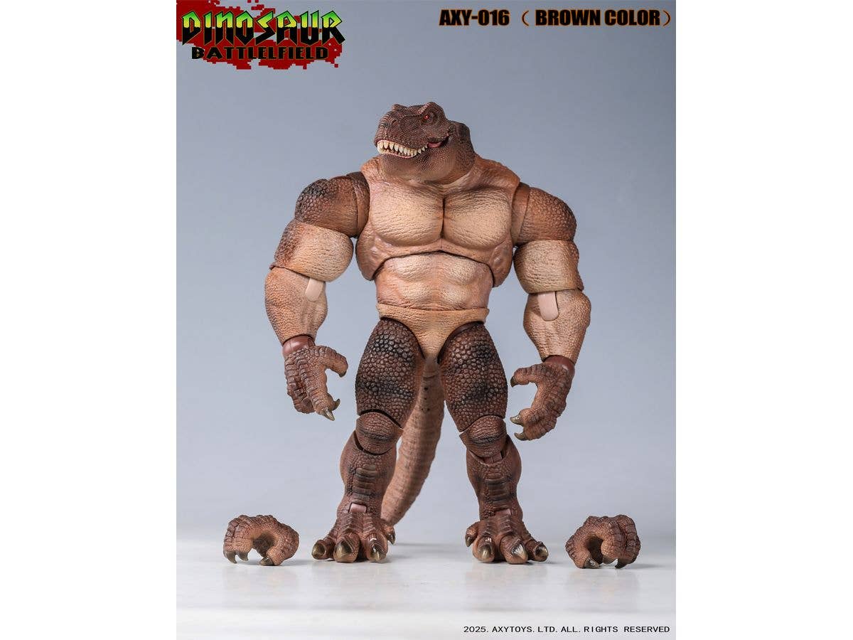 Dinosaur Battlefield: Tyrannosaurus AXY-016 (Brown)