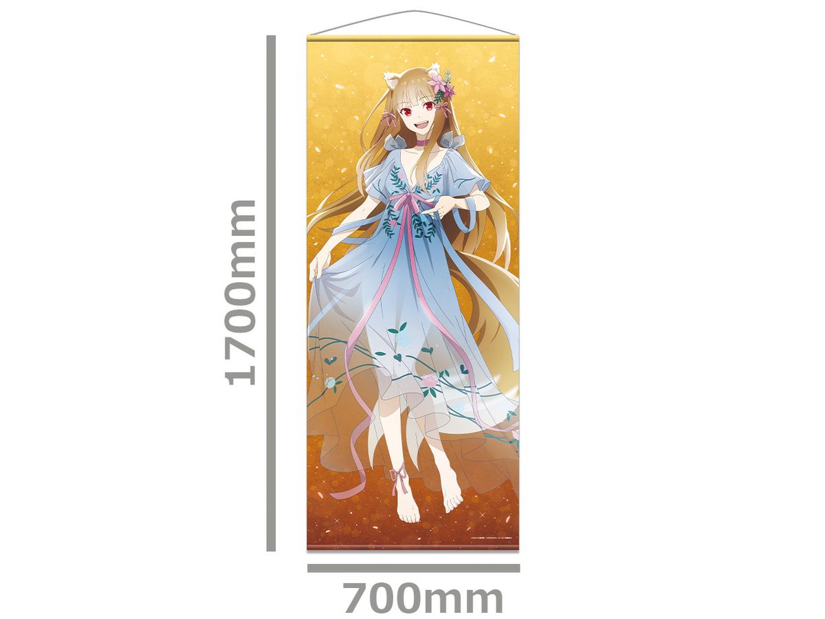 Tv Anime Spice And Wolf Merchant Meets The Wise Wolf: Near Life-Size Tapestry Holo Dress Ver. (Newly Drawn)