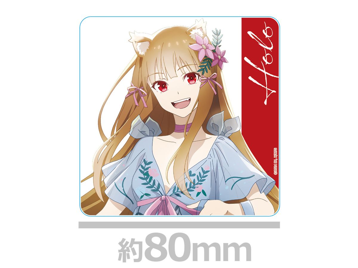 Tv Anime Spice And Wolf Merchant Meets The Wise Wolf: Acrylic Coaster Holo Dress Ver. (Original Illustration)