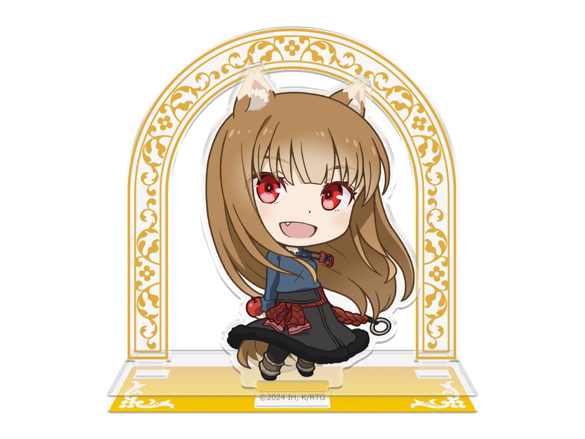 Tv Anime Spice And Wolf Merchant Meets The Wise Wolf: Acrylic Character Stand Deformed Character Holo