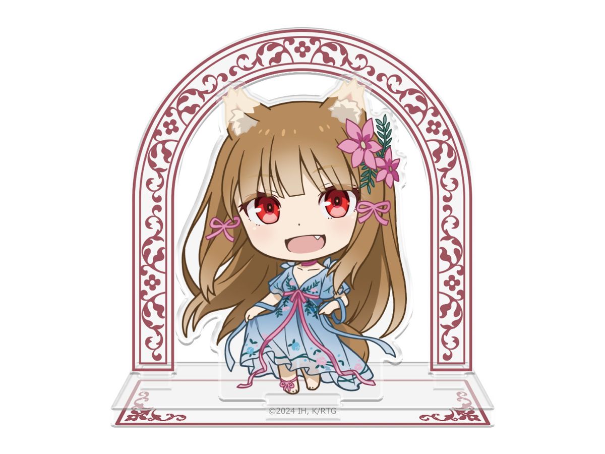 Tv Anime Spice And Wolf Merchant Meets The Wise Wolf: Acrylic Character Stand Deformed Character Holo Dress Ver.