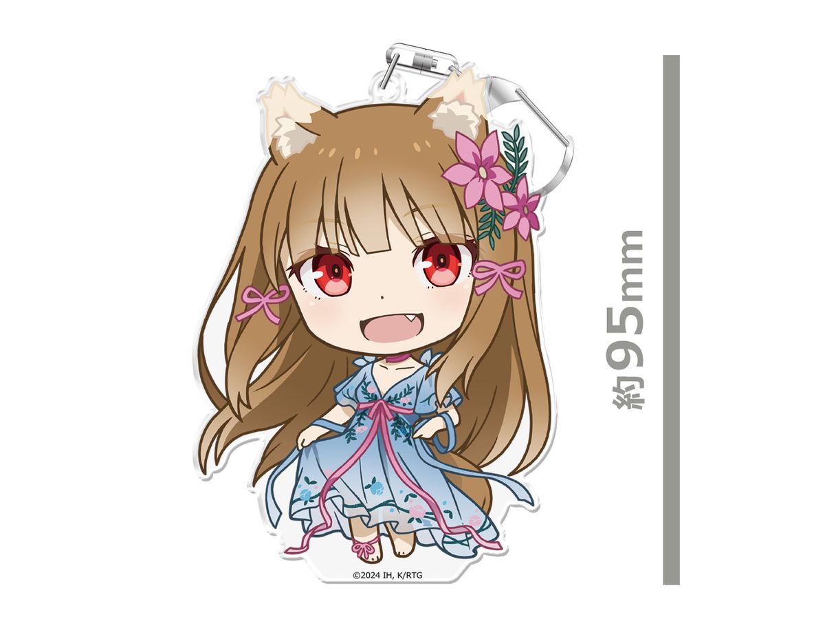 Tv Anime Spice And Wolf Merchant Meets The Wise Wolf: Punicolle! Keychain (With Stand) Holo Dress Ver.