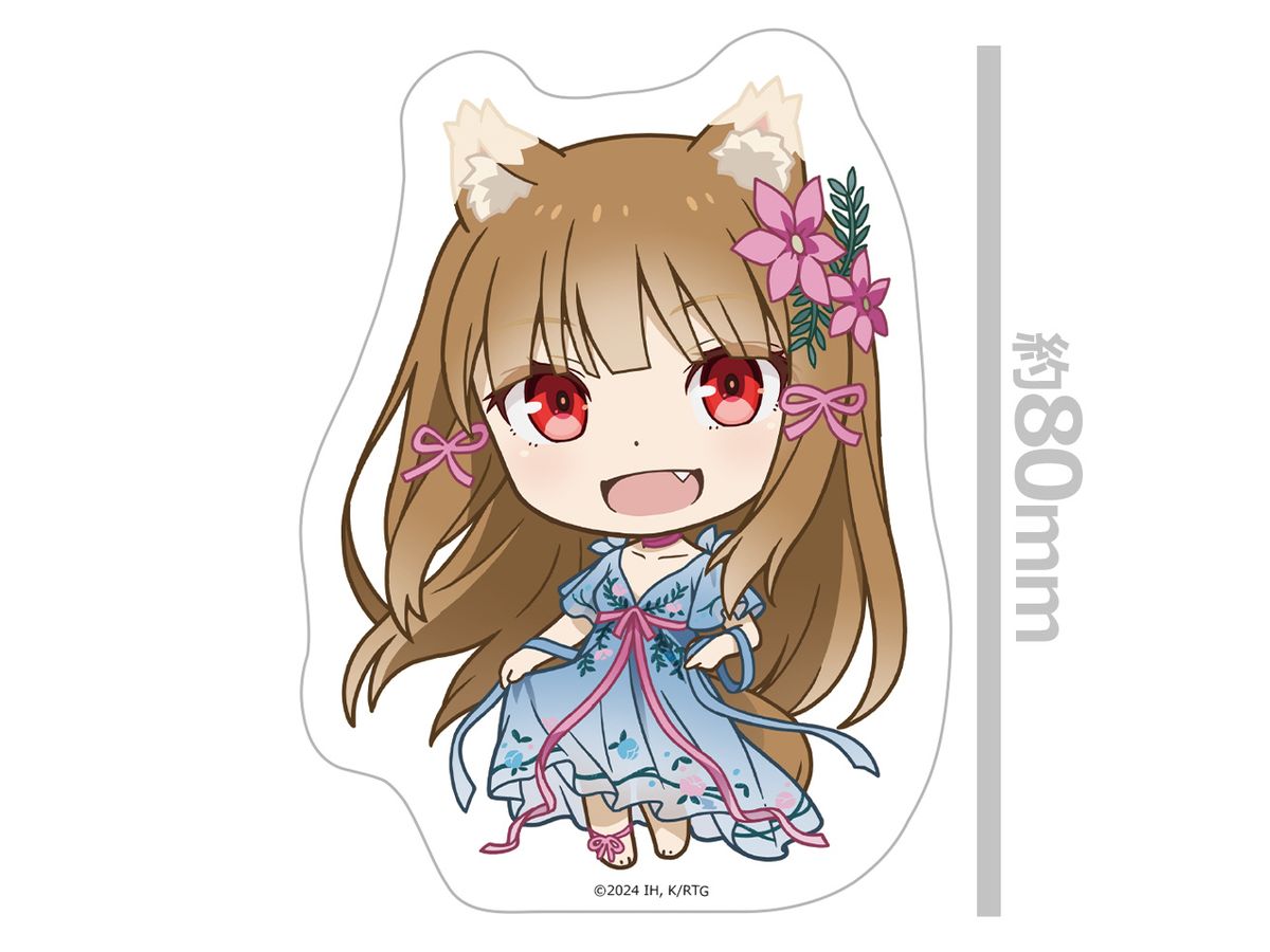 Tv Anime Spice And Wolf Merchant Meets The Wise Wolf: Die-Cut Sticker Deformed Character Holo Dress Ver.