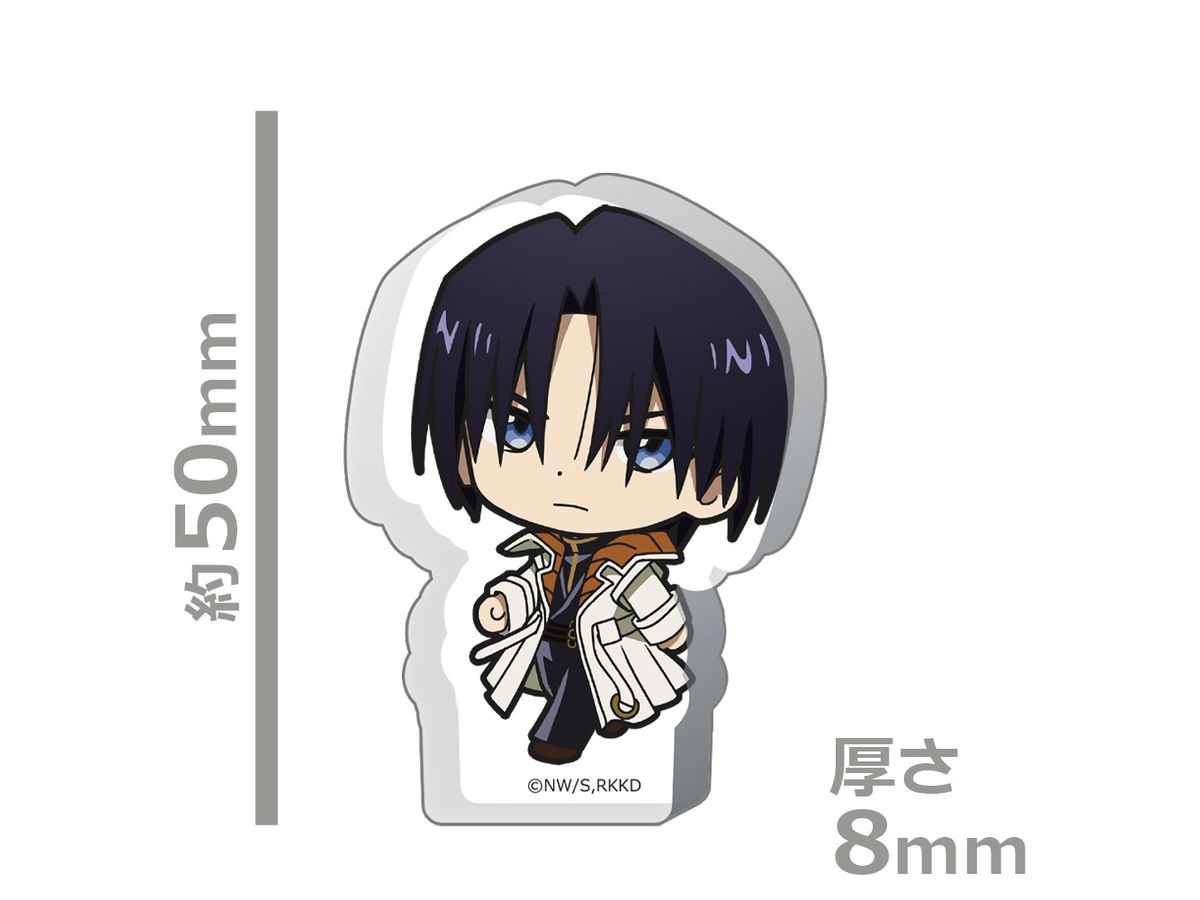 Tv Anime Rurouni Kenshin -Meiji Swordsman Romantic Story- Kyoto Upheaval: Thick Acrylic Stand Aoshi Shinomori